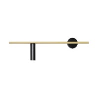 Аплик ALDEX 1083C40 TREVO WALL BLACK BRASS Left