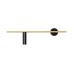 Аплик ALDEX 1083C40 TREVO WALL BLACK BRASS Left