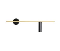 ALDEX 1083C40_2 TREVO WALL BLACK BRASS Right