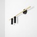 Аплик ALDEX 1083D40 TREVO WALL 2 BLACK BRASS Left