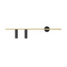Аплик ALDEX 1083D40 TREVO WALL 2 BLACK BRASS Left
