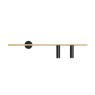 Аплик ALDEX 1083D40_2 TREVO WALL 2 BLACK BRASS Right