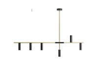 ALDEX 1083K40 TREVO 6 BLACK BRASS