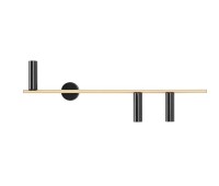 ALDEX 1083Y40_2 TREVO WALL 3 BLACK BRASS Right