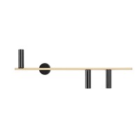 Аплик ALDEX 1083Y40_2 TREVO WALL 3 BLACK BRASS Right