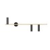 Аплик ALDEX 1083Y40_2 TREVO WALL 3 BLACK BRASS Right