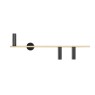Аплик ALDEX 1083Y40_2 TREVO WALL 3 BLACK BRASS Right