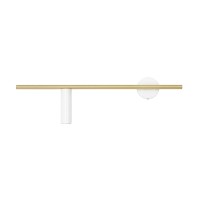 Аплик ALDEX 1097C40 TREVO WALL WHITE BRASS Left