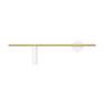 ALDEX 1097C40 TREVO WALL WHITE BRASS Left