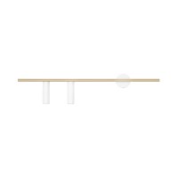 Аплик ALDEX 1097D40 TREVO WALL 2 WHITE BRASS Left