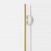 ALDEX 1097D40 TREVO WALL 2 WHITE BRASS Left