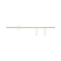 Аплик ALDEX 1097D40_2 TREVO WALL 2 WHITE BRASS Right