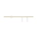 Аплик ALDEX 1097D40_2 TREVO WALL 2 WHITE BRASS Right