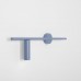 ALDEX 1104C16 TREVO WALL DUSTY BLUE Left