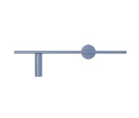 Аплик ALDEX 1104C16 TREVO WALL DUSTY BLUE Left