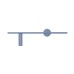 ALDEX 1104C16 TREVO WALL DUSTY BLUE Left
