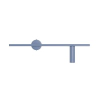 Аплик ALDEX 1104C16_2 TREVO WALL DUSTY BLUE Right