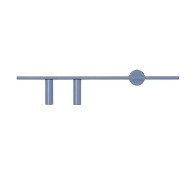 ALDEX 1104D16 TREVO WALL 2 DUSTY BLUE Left