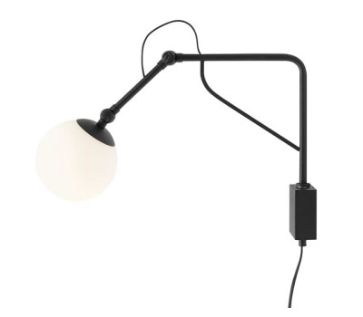 Аплик с ключ ALDEX 1105C1_M SOHO GLASS WALL S BLACK