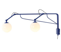 Аплик с ключ ALDEX 1105D25 SOHO GLASS WALL 2 COBALT Аплик с ключ ALDEX 1105D25 SOHO GLASS WALL 2 COBALT