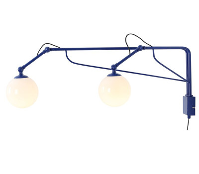 Аплик с ключ ALDEX 1105D25 SOHO GLASS WALL 2 COBALT