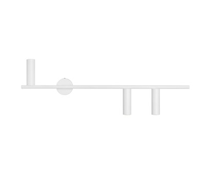 ALDEX 11104Y_2 TREVO WALL 3 WHITE Right