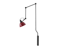 ALDEX 1141C3_15 AIDA WALL LONG BLACK/RED WINE ALDEX 1141C3_15 AIDA WALL LONG BLACK/RED WINE