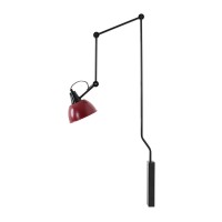 Аплик ALDEX 1141C3_15 AIDA WALL LONG BLACK/RED WINE