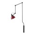 Аплик ALDEX 1141C3_15 AIDA WALL LONG BLACK/RED WINE