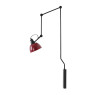 ALDEX 1141C3_15 AIDA WALL LONG BLACK/RED WINE