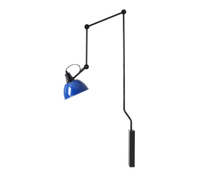 Аплик ALDEX 1141C3_25 AIDA WALL LONG BLACK/COBALT