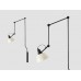 Аплик ALDEX 1141C3_9 AIDA WALL LONG BLACK/CREAM