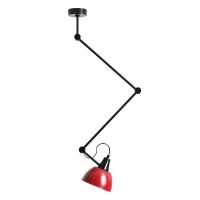 Пендел ALDEX 1141PL_G3_15 AIDA CEILING BLACK/RED WINE