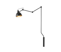 ALDEX 843C_1 AIDA WALL LONG BLACK/GOLD ALDEX 843C_1 AIDA WALL LONG BLACK/GOLD