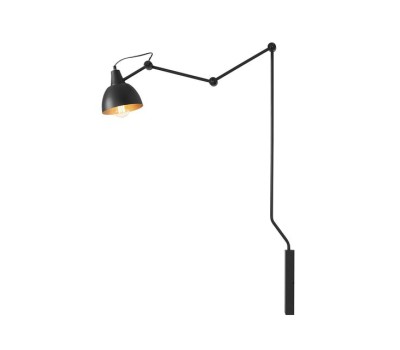 Аплик ALDEX 843C_1 AIDA WALL LONG BLACK/GOLD