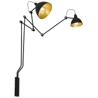 Аплик ALDEX 843D AIDA WALL 2 BLACK/GOLD