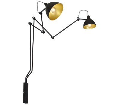 Аплик ALDEX 843D AIDA WALL 2 BLACK/GOLD