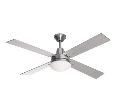 BEACON 80210334 LUCCI AIR CEILING FAN AIRFUSION QUEST II SATIN NICKEL 1 x E27