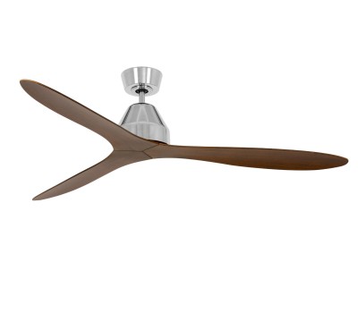 BEACON 80213042 LUCCI AIR CEILING FAN WHITEHAVEN DC BRUSHED CHROME / KOA NL