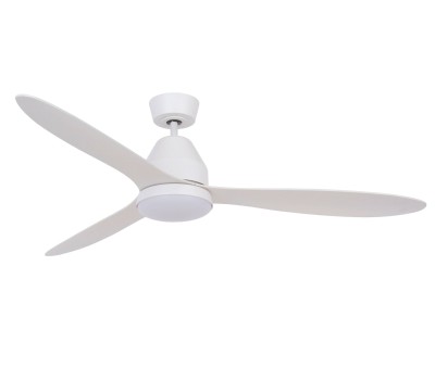 BEACON 80213043 LUCCI AIR CEILING FAN WHITEHAVEN 1 x GX53 17W 3000K LED WHITE DC