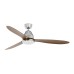 Вентилатор BEACON 80213045 LUCCI AIR CEILING FAN WHITEHAVEN 1 x GX53 17W 3000K LED BRUSHED CHROME / KOA DC