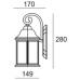 Фасаден аплик DEKO LIGHT 341244 SAIPH