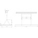 LED пендел DEKO LIGHT 342220 LED PANEL TRANSPARENT DIM 3000/4000K