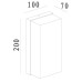 LED фасаден аплик DEKO LIGHT 620127 GRUMIUM ANGULAR CCT V
