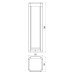 LED градински стълб DEKO LIGHT 733047 RUKBAT 500 13W 3000K