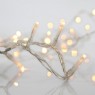 LED светещ гирлянд EUROLAMP 600-06101 3,6W 2300K 5000mm LED STRING STEADY ICICLE LIGHT 2300K WITH TRANSPARENT CABLE IP44