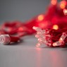 LED светещ гирлянд EUROLAMP 600-09160 7,2W ЧЕРВЕН ЦВЯТ 10000mm LED STRING STEADY LIGHT RED COLOR WITH RED RUBBER CABLE IP65