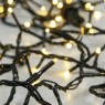 EUROLAMP 600-17461 3,6W 2300K 3000mm LED STRING STEADY CURTAIN NET LIGHT 2300K WITH GREEN PVC CABLE IP44