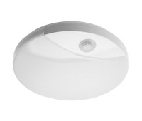 GTV Light LD-LOG16W-LED LOGOS SENSOR 16W 4000K IP44 WHITE ROUND CEILING LAMP