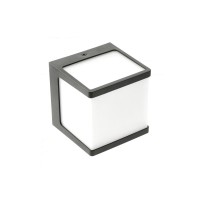 LED фасаден аплик GTV Light LD-NAR10WB-10 NARIN 10W 4000K IP54 BLACK SQUARE FACADE WALL LAMP